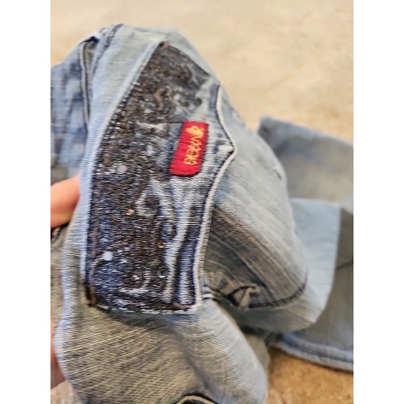 Seasons Ooh La La Women's 14 Bootcut Boogie Embellished Back Pockets - Picture 4 of 6